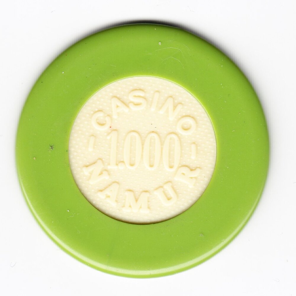 Casino Namur Belgium 1000 Franc Gaming Chip (b72)